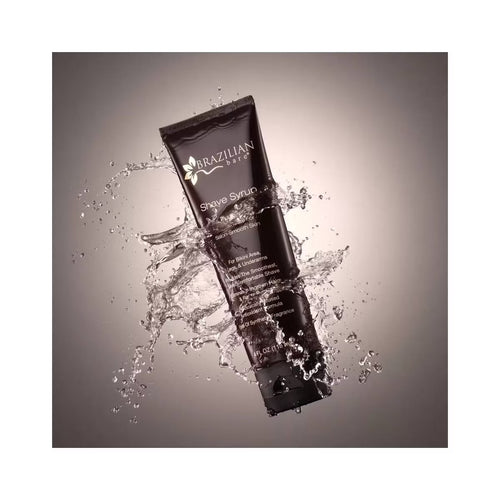 Brazilian Bare Original Vanilla Shave Syrup - 4 fl oz: For All Hair Types, Suitable For Oily, Combination, Sensitive, Dry Skin
